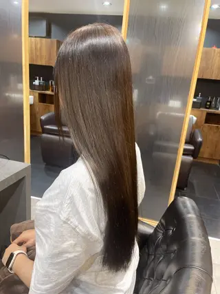 ロング カラー RIEブリーチ& エクステ特化型のヘアスタイル