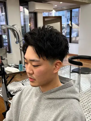 ショート メンズ メンズカット✂️ スキンフェード伊藤陸のヘアスタイル
