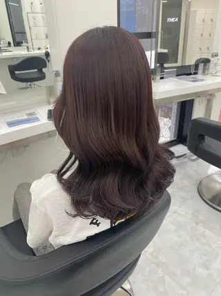 ミディアム カラー 【赤み消しカラー】 中野浩太のヘアスタイル