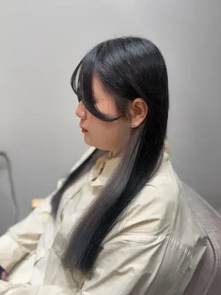 ロング カラー 🦉静かに過ごしたい 方、個室席🦉タナカのヘアスタイル