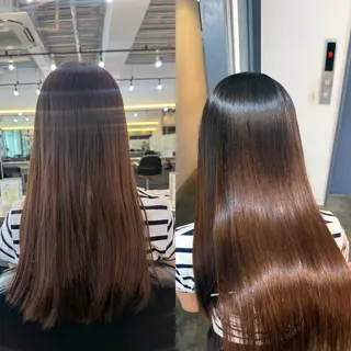 ロング 縮毛矯正/レイヤー カット⭐️SHOTAのヘアスタイル