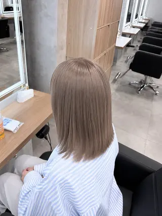 ミディアム 透明感/韓国風 RENA🤎のヘアスタイル