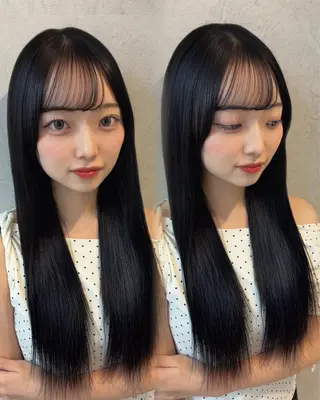 ロング カラー 🎀asumi🍓艶 髪🍓ハイトーン🎀のヘアスタイル