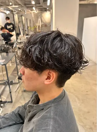 パーマ メンズ メンズ清潔感のプロ 💈メンズパーマ藤田のヘアスタイル