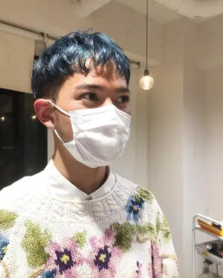 カラー ヘアアレンジ メンズ メンズ特化✂️栗原 侑也のヘアスタイル