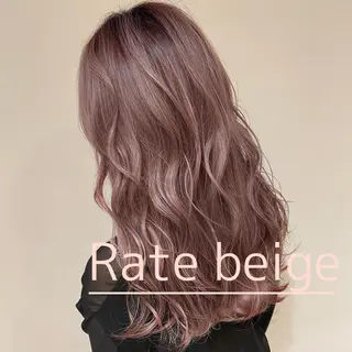 セミロング カラー 髪質改善カラー韓国風 レイヤーtudaのヘアスタイル