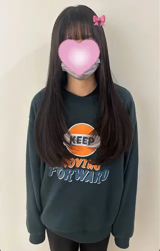 ロング キッズ 山本 夏樹のヘアスタイル