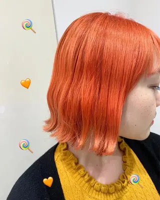 ミディアム カラー 新宿駅近♡個室 ♡関口三都季🌜のヘアスタイル