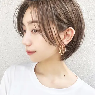 ショート カラー ヘアアレンジ KONOMI スタイリストのヘアスタイル