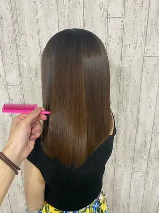 ロング 勝河 怜楊のヘアスタイル