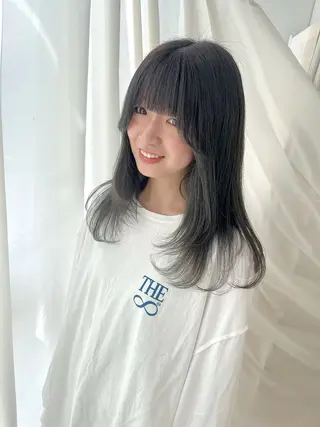 ロング りおな/髪質改善/ カラー /平尾のヘアスタイル