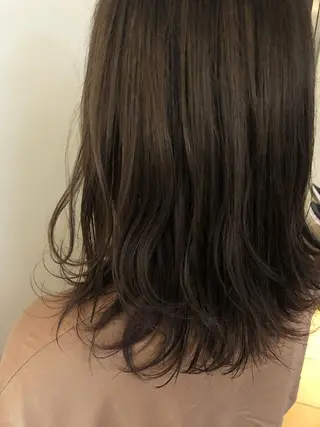 ミディアム カラー 韓国hair ·͜· watanabeのヘアスタイル