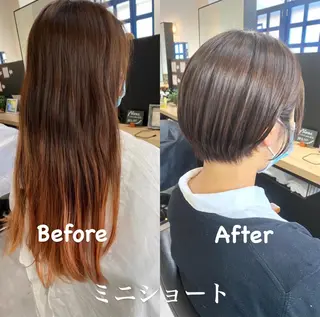 ショート 🍃ボブ&ショート 特化🍃髪質改善🍃のヘアスタイル