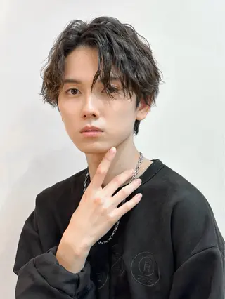 ショート パーマ メンズ メンズ特化/パーマ 職人/ひかるのヘアスタイル