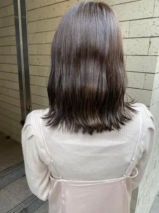 ミディアム 韓国好き🇰🇷 美容師MIKUのヘアスタイル