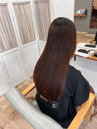 ロング 高橋 優実のヘアスタイル