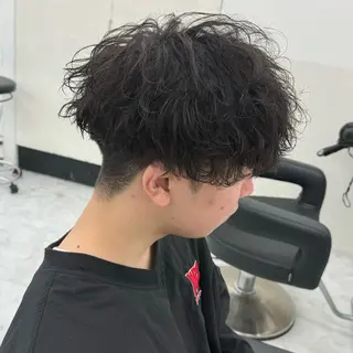 ショート パーマ メンズ 🔥札幌No.1🥇 パーマ特化美容師🔥のヘアスタイル