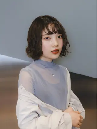 ショート カラー パーマ 大人女性のショート 戸高昌紀のヘアスタイル