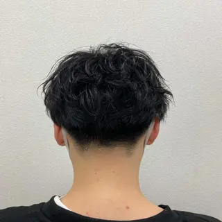 パーマ メンズ もりたみかこ 美容師お休み中のヘアスタイル