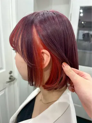 ショート カラー 👾毎日盛れる♡ 艶カラー♡👾リノのヘアスタイル