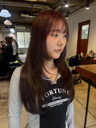 ロング 🎀抜け感ナチュラル 🎵asuna🪽のヘアスタイル