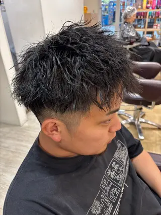 ショート パーマ メンズ メンズ特化パーマ職人 黒川真伍のヘアスタイル