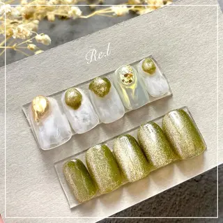 ネイル モチの良さ◉ フィルインネイル♡のネイルデザイン
