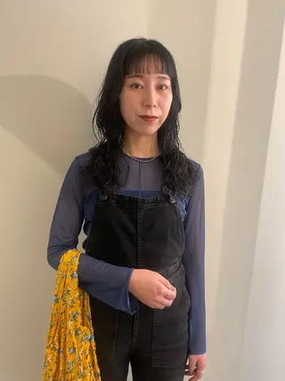 カラー 渋谷 留菜のヘアスタイル