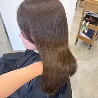 セミロング カラー otoha✳︎ くすみ艶カラーのヘアスタイル