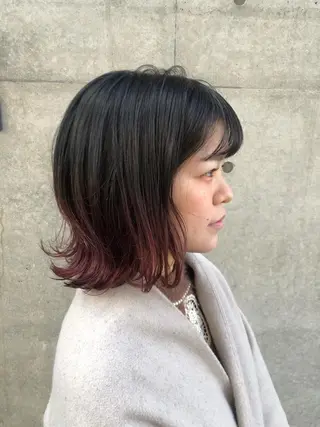 ショート やまさきえりこ ニュアンスパーマのヘアスタイル