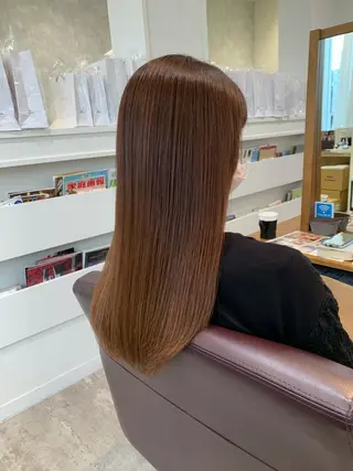 ロング カラー HAREru. モデル募集【戸塚】のヘアスタイル