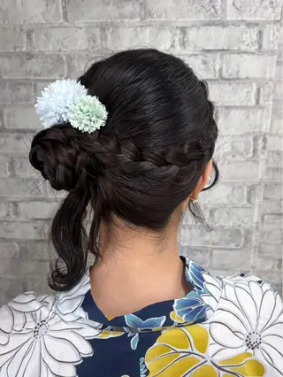 ヘアアレンジ ピンク/ミルクティ/ アレンジ/みはね🎀のヘアスタイル