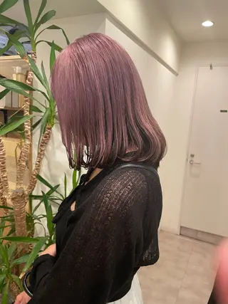 ミディアム 【Agu 】 唐澤優喜のヘアスタイル