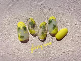 ネイル glassy waveのネイルデザイン