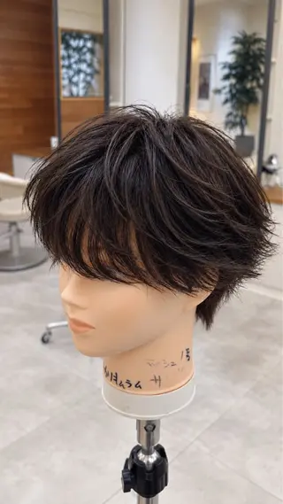 メンズ 縮毛/ カラーモデル募集のヘアスタイル