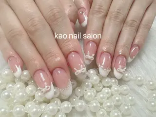 ネイル kao nail マグネット/長さだしのネイルデザイン