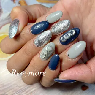 ショート ネイル nail salon Revymoreのネイルデザイン