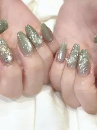 ネイル 新宿代々木/キレイめ ちゅるん/miriのネイルデザイン