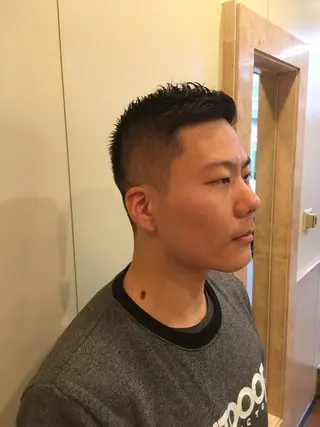 ショート メンズ専門🔥代表 山田　パーマ大人気◎のヘアスタイル