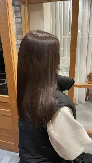 セミロング カラー 澤田 真凛のヘアスタイル