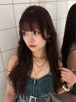 ロング MASATOレイヤー カット垢抜けヘアのヘアスタイル