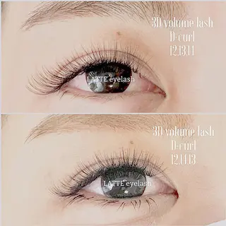マツエク・マツパ LATTE eyelashのマツエク・マツパデザイン