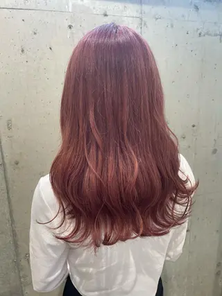 セミロング カラー 山本 愛永のヘアスタイル
