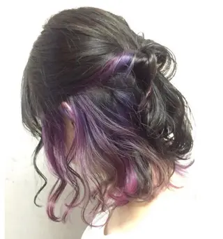 ミディアム カラー ヘアアレンジ Agu hair 清尾 浩昭のヘアスタイル