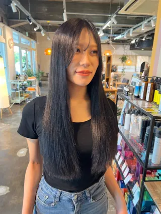ロング カラー くまざき なな /パーマモデル募集中のヘアスタイル