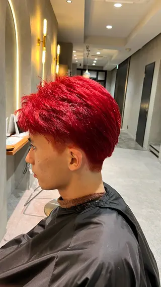 メンズ 安岡 稜太のヘアスタイル
