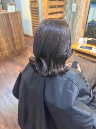 ミディアム カラー Luzir⭐︎ GEN⭐︎のヘアスタイル