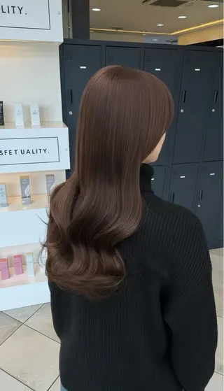 ロング 淵野辺カラーモデル 募集🌼畔上のヘアスタイル