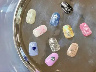 ネイル SHELLTOKYO 💜Kazamakiのネイルデザイン