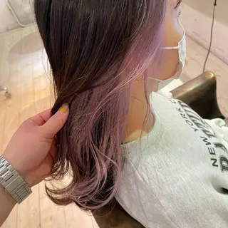 ロング カラー 北川 智海のヘアスタイル